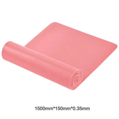 Portable Elastic Fitness ResistanceBand for Yoga Pilates Home Strength Training Stretch Band for Athletic Tension Exercises