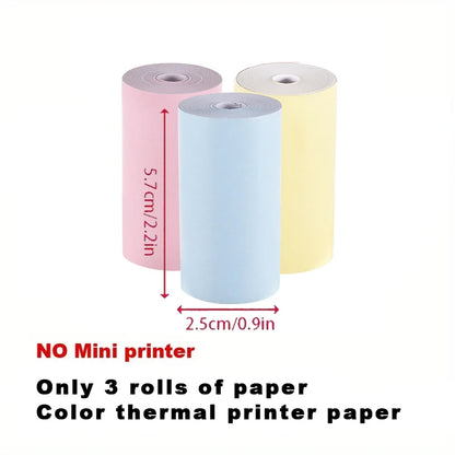 Mini Thermal Printer - Portable Wireless Bluetooth Label Sticker Photo Printer
