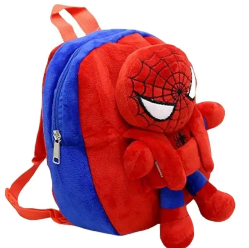 Cartoon Plush Backpack for Kids – Cute Character Schoolbag for Boys & Girls