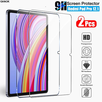 2PCS Tempered Glass for Xiaomi Redmi Pad Pro 12.1 inch Screen Protector for redmi pad pro 2024 9H Film