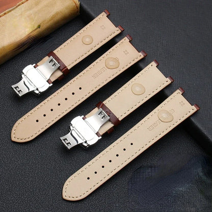 For GC Genuine Leather Watch Band Gucci Guess Gays Notch Watch Strap 20*11mm  22*13mm Men Women