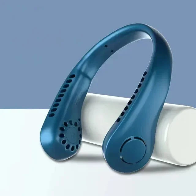Portable Neck Fan - Bladeless Wearable USB Rechargeable Mini Fan for Sports, Travel & Outdoor
