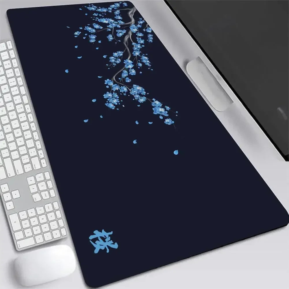Japan Cherry Blossom XXL Gaming Mouse Pad Sakura Deskmat for Laptop & Keyboard
