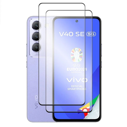 4in1 For Vivo V40 SE 5G Glass For Vivo V40 SE Tempered Glass 6.67 inch 2.5D Full Cover Screen Protector For Vivo V40 SE Film