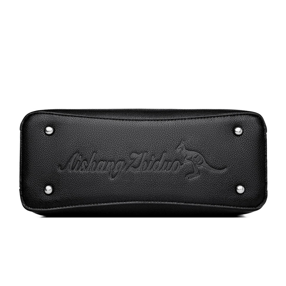 Elegant Women's Handbag Unique Handle Design Featuring a Stylish Pattern Spacious Interior  Adjustable Strap Functionality