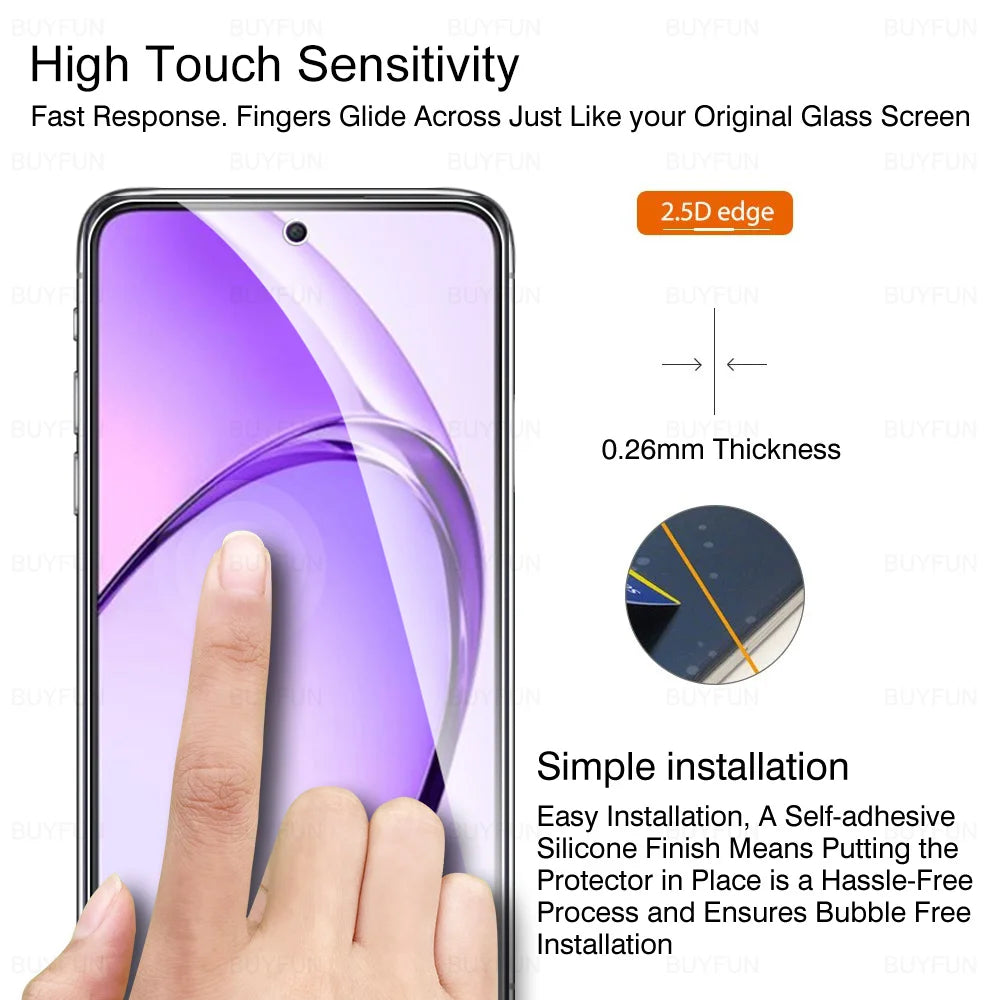 1-5Pcs Glass For Oppo A80 A60 A3 A18 A40 A38 A58 A78 A98 4G/5G Tempered Glass Screen Protectors For oppo A 80 60 OppoA80 oppoA60