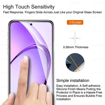 1-5Pcs Glass For Oppo A80 A60 A3 A18 A40 A38 A58 A78 A98 4G/5G Tempered Glass Screen Protectors For oppo A 80 60 OppoA80 oppoA60