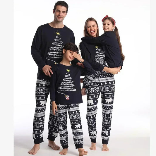 2025 Family Christmas Pajamas Set – Matching Mom, Dad, Kids & Baby Sleepwear