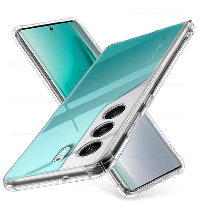 Clear Shockproof Soft Silicone Case for Tecno Camon 40 / 40 Pro (4G & 5G, 6.78") – Protective Back Cover Fundas