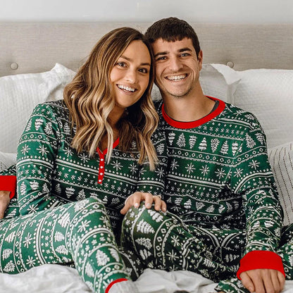 2025 Green Family Christmas Pajama Set – Matching Mom, Dad, Kids & Baby Romper Sleepwear