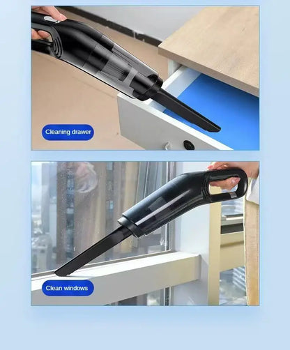 Portable Wireless Vacuum Cleaner 10000PA Rechargeable Handheld for Home & Car