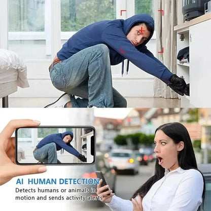 Mini Surveillance Camera - 1080P Wireless Night Vision Security Camera Portable