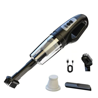 Handheld Car Vacuum Cleaner - Portable Rechargeable Cordless Vacuum for Car & Home