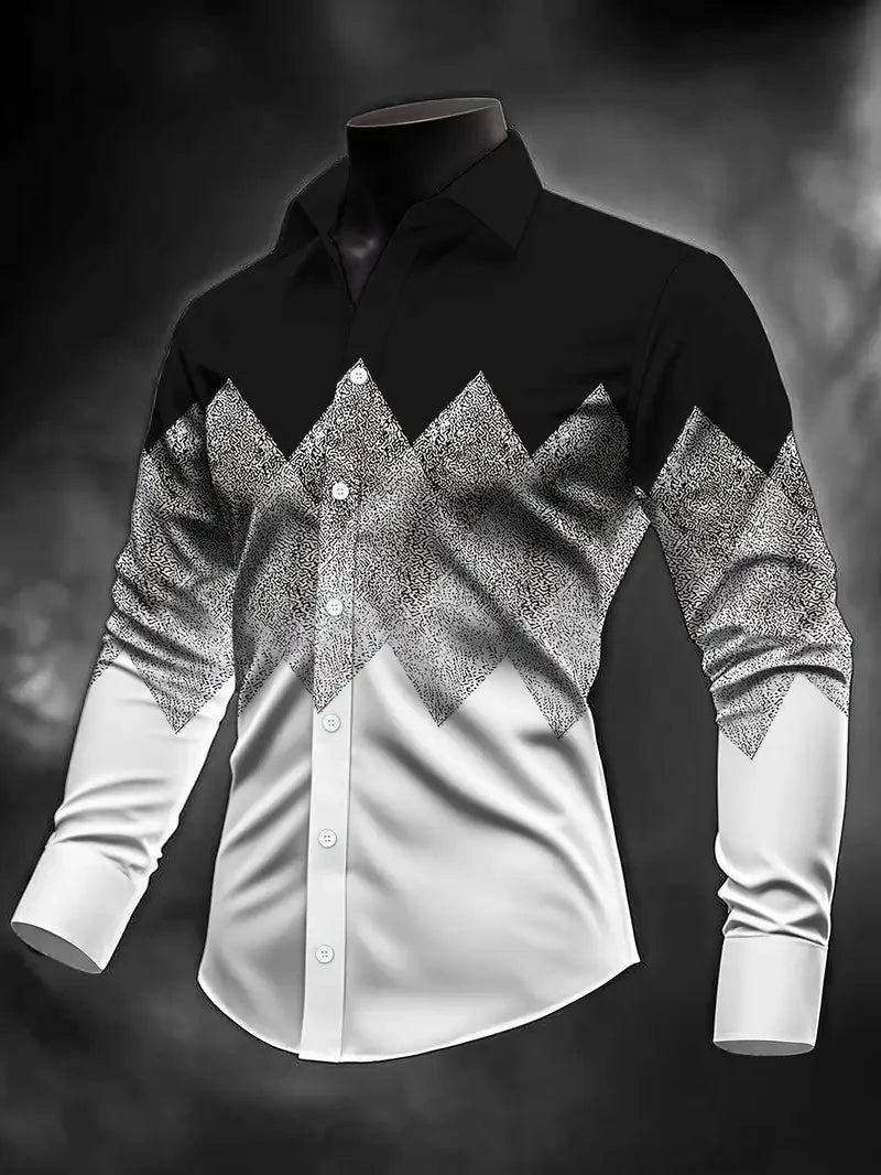 2025 Men’s High-Quality Button-Up Shirt