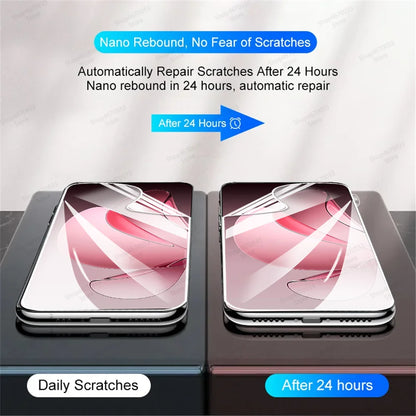 4PCS Hydrogel Film For OPPO Reno 13 12 11 10 9 8 Pro Plus 8 5 Lite 7 6 Pro Screen Protector For Find X8 Ultra X6 X5 X3 Pro Lite