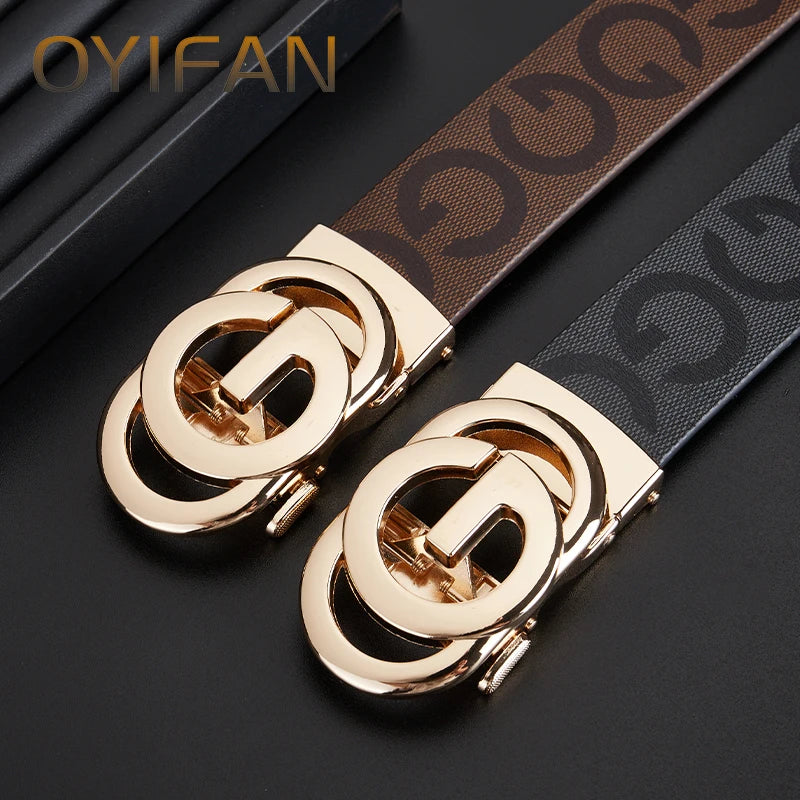 Luxury Brand Belt for Men Automatic Belt, Business Casual Fashion Designer Mens Belt  구찌 벨트