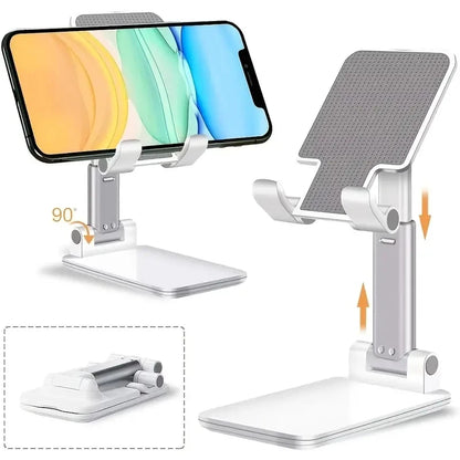 Adjustable Desk Mobile Phone & Tablet Holder Stand – Universal Desktop Mount for iPhone, iPad, Xiaomi & Android DevicesMobile Accessories