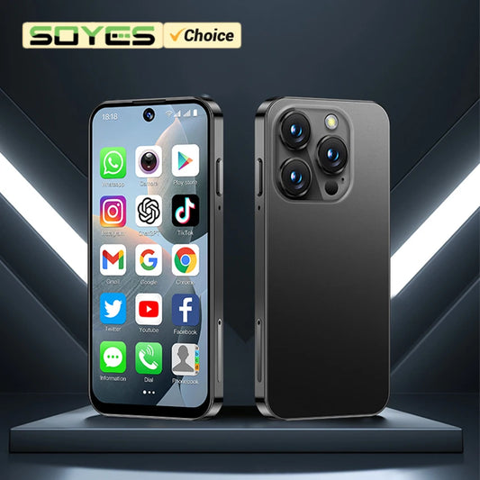 SOYES XS19 Mini Smartphone 3.88" Android 10 3G Dual SIM 2GB+16GB Face Unlock Small Mobile Phone