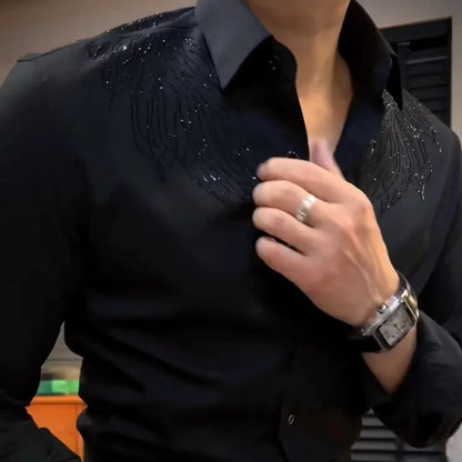 Spring Autumn New Hippie Fashion Solid Shirt