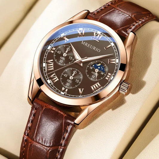 Men’s Luxury Quartz Watch – Casual Wristwatch for Men, Stylish Design & Perfect Gift Choice