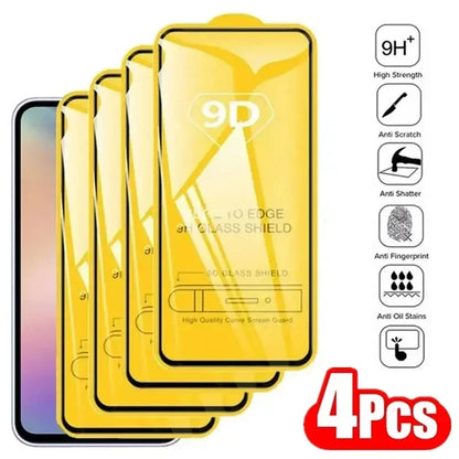 9D Tempered Glass for Samsung Galaxy A13 A53 A52 A32 A12 A50 A51 A52S A72 A54 A33 A71 A21S A73 A55 A14 A35 S10E Screen Protector