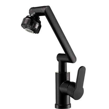 Universal Dual-mode Rotating Faucet Mechanical Arm Wash Basin Kitchen Bathroom Hot And Cold Household Basin Wash Basin Wash Up