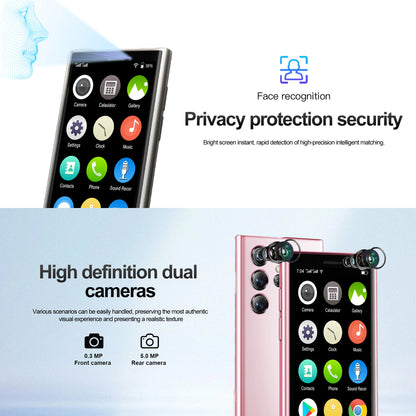 SERVO Mini Smartphone Android 9.0 3G Dual SIM 2GB+16GB 3-Inch HD Display 5MP Camera