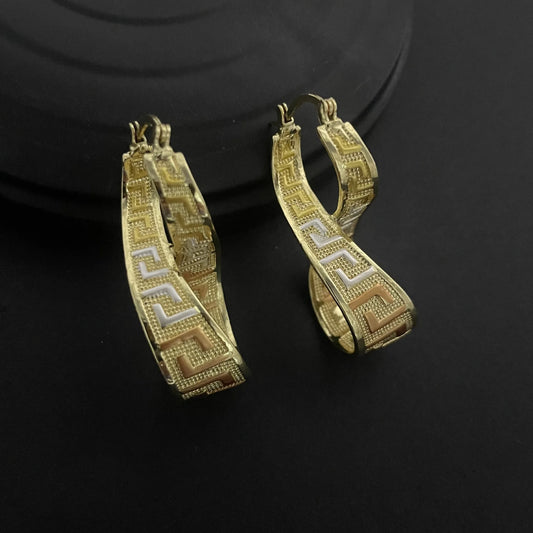 Luxury 18K Gold Plated Jewelry Set for Women – Italian Wedding Necklace, Earrings & Bracelet Bridal Gift Set