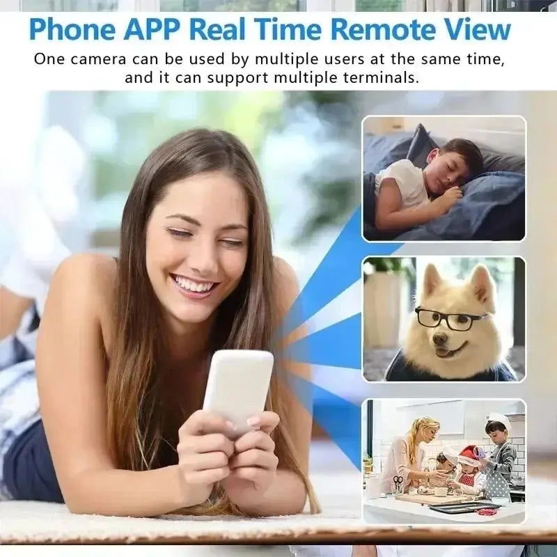 Mini Surveillance Camera - 1080P Wireless Night Vision Security Camera Portable