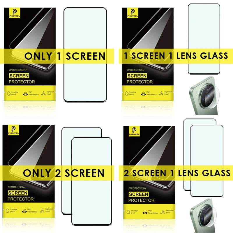 Oleophobic Protective Glass For Vivo X200 Pro Mini Anti Glare Screen Protector For X200Promini Tempered Glass