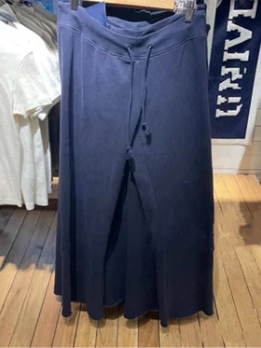 Women’s Soft Cotton Wide-Leg Pants – Vintage Low Waist Drawstring Trousers, Casual Summer Fashion