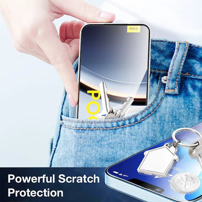 2pc Crystal Clear Tempered Glass Screen Protector For Xiaomi POCO F7 Full Cover Anti Shatter Protective Glass