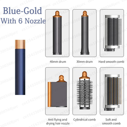 SenCiciMen X9 Multi Hair Styler Curling Iron Hair Hot Air Brush Curling Barrel Hair Dryer Salon Professional Curly Hair Styler