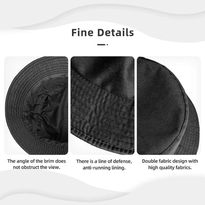 Wholesale Unisex Bucket Hat – O-Oasis American Heavy Metal Style, Foldable Outdoor Fishing Cap for Summer