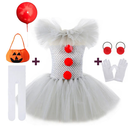 Kids Halloween Costume – Witch, Vampire, or Little Red Riding Hood Cosplay Dress for Girls & Boys Masquerade Party