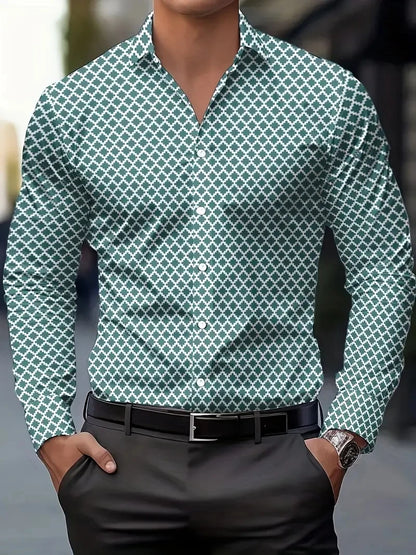 2025 Men’s High-Quality Button-Up Shirt