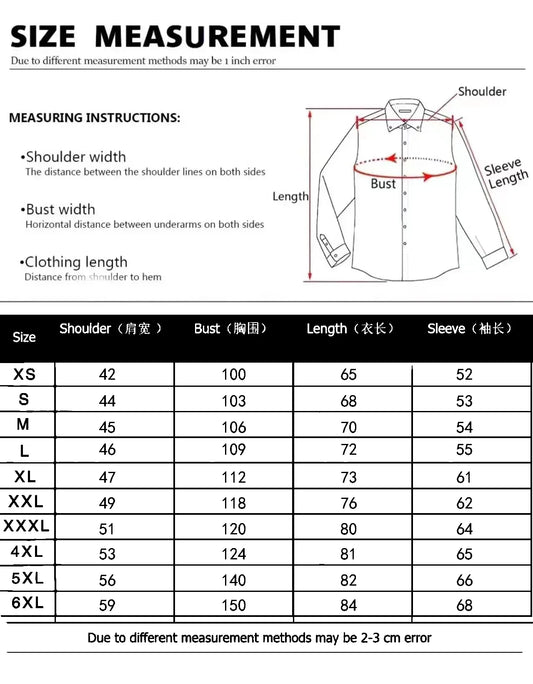 2025 Men’s Formal Button-Up Shirt