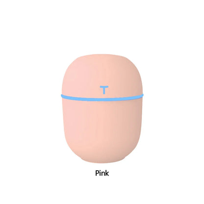 220ml Mini USB Air Humidifier – Ultrasonic Essential Oil Diffuser & Car Purifier with LED Night Light