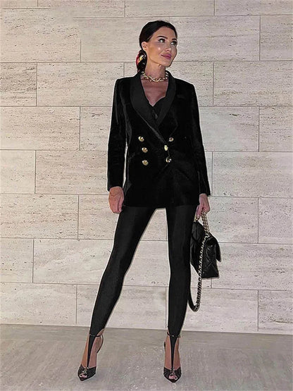 Women’s Y2K High Waist Glitter Skinny Pants – Korean Fashion Winter Leggings