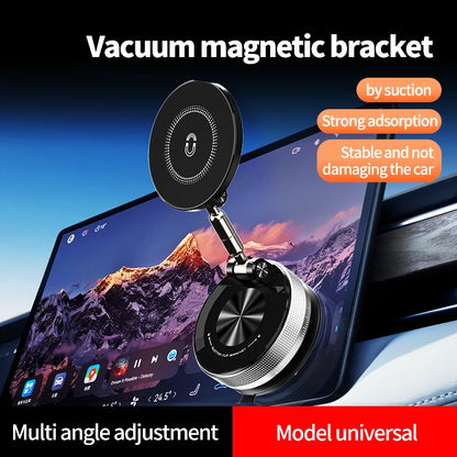 Magnetic Phone Holder for Car - Upgraded 360° Vacuum Magnetic Phone Holder for Your Car/Gym/Mirror Mount for iPhone & Android