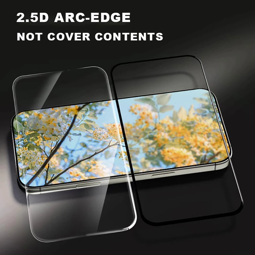 2pc Crystal Clear Tempered Glass Screen Protector For Xiaomi POCO F7 Full Cover Anti Shatter Protective Glass