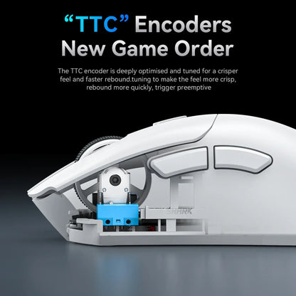 Attack Shark R1 Wireless Gaming Mouse 18000DPI PAW3311 Sensor 1000Hz Tri-Mode Bluetooth Macro Mouse