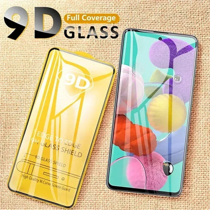 9D Tempered Glass for Samsung Galaxy A13 A53 A52 A32 A12 A50 A51 A52S A72 A54 A33 A71 A21S A73 A55 A14 A35 S10E Screen Protector