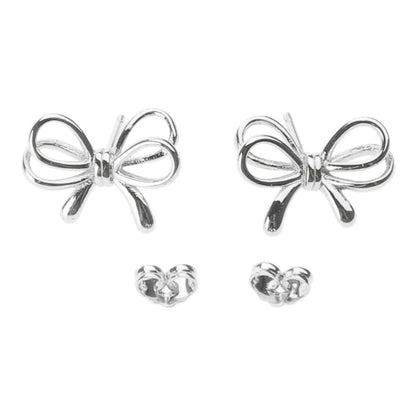 Stylish Bowknot Stud Earrings – Elegant Ear Piercing Jewelry Accessory for Fashion Enthusiasts
