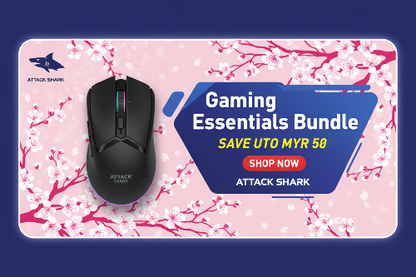 Gaming Essentials Starter Pack - Mouse + Sakura Pad Bundle