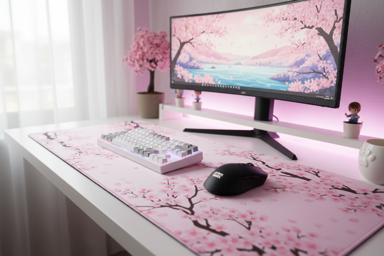 Gaming Essentials Starter Pack - Mouse + Sakura Pad Bundle