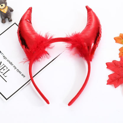 Halloween Devil Horn Headband ? Spooky Costume Accessory for Party & Cosplay