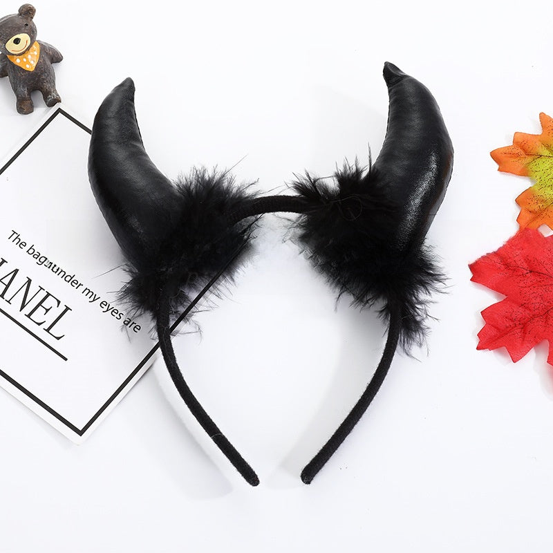 Halloween Devil Horn Headband ? Spooky Costume Accessory for Party & Cosplay