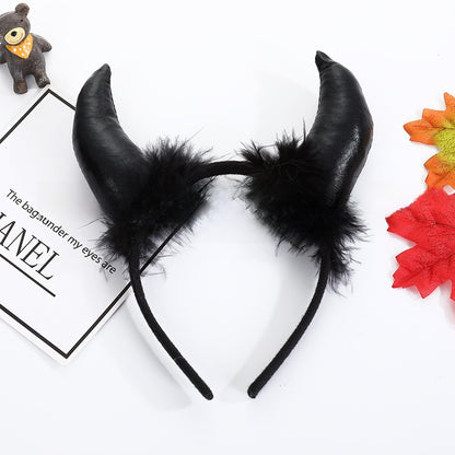 Halloween Devil Horn Headband ? Spooky Costume Accessory for Party & Cosplay