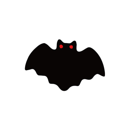 Halloween Bat-Shaped Soft Absorbent Rug ? Spooky Decorative Carpet for Home, Bathroom & Bedroom